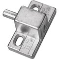 Prime-Line Door Lock, Alike Key, Aluminum, Aluminum, 316, 18, 14 in Thick Door U 9870